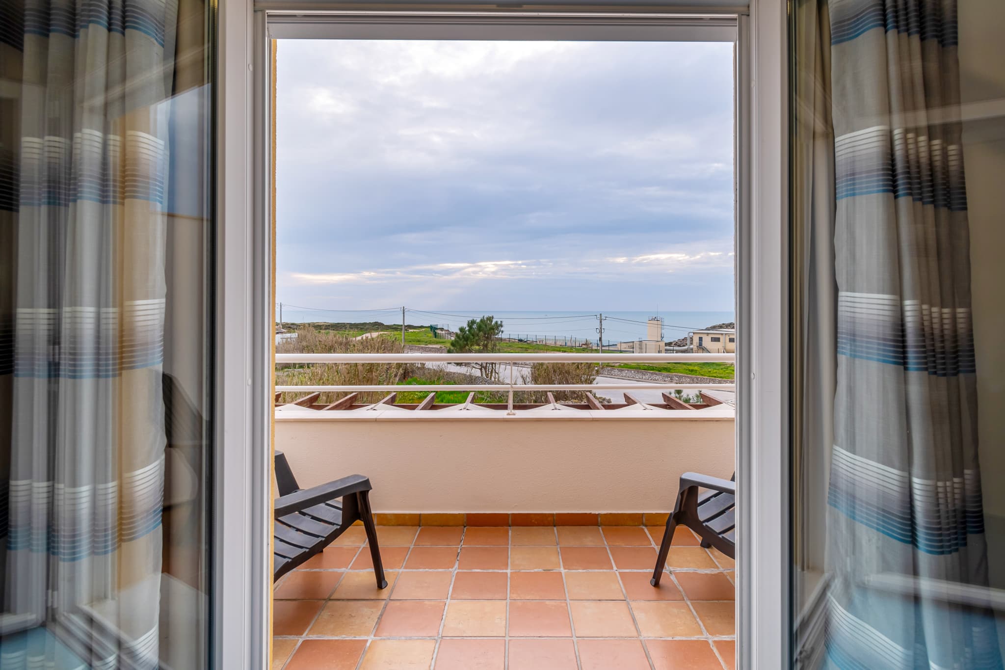 Room terrace at Hotel Pinhalmar with Atlantic view
